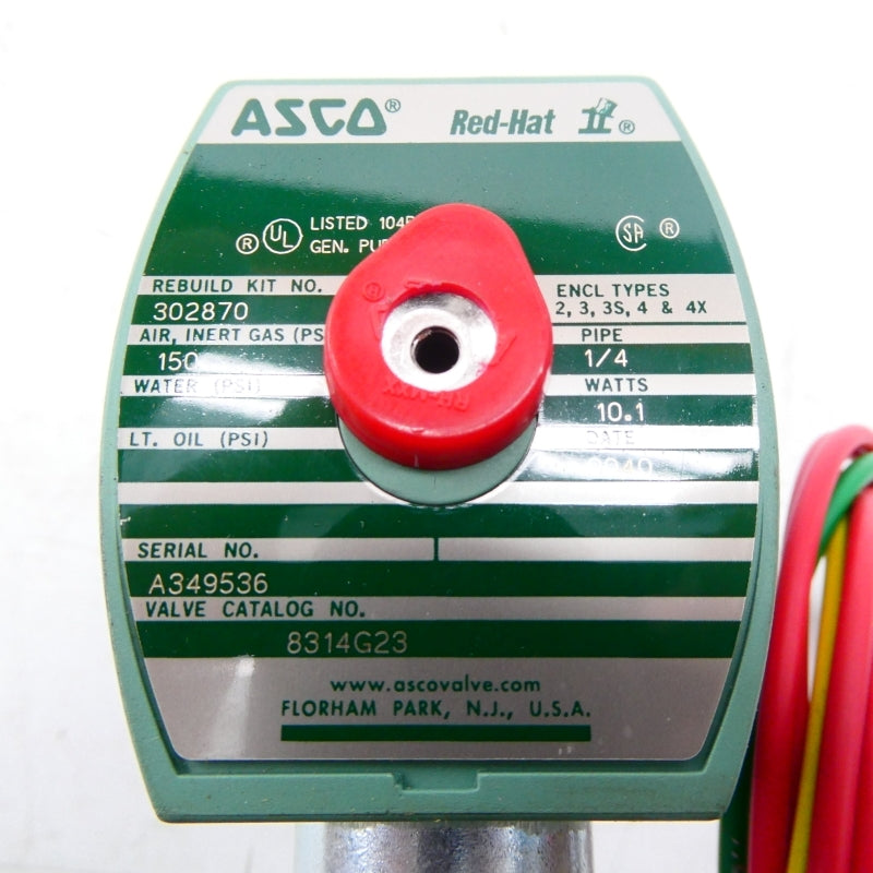 ASCO 8314G23 110/120V 150PSI 1/4" NSMP