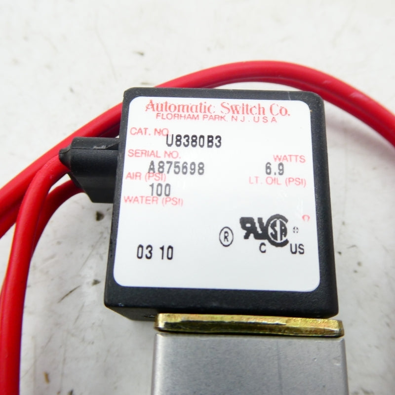 AUTOMATIC SWITCH U8380B3 12VDC 100PSI NSNP