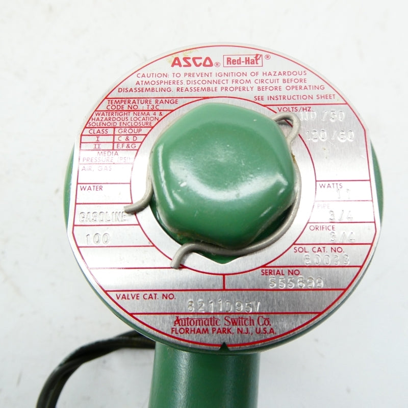 ASCO 82110957 110/120V 3/4" NSMP