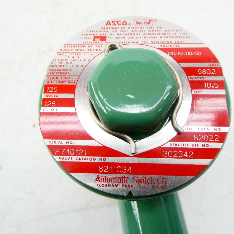 ASCO 8211C34 110/120V 125PSI 1/2" NSMP