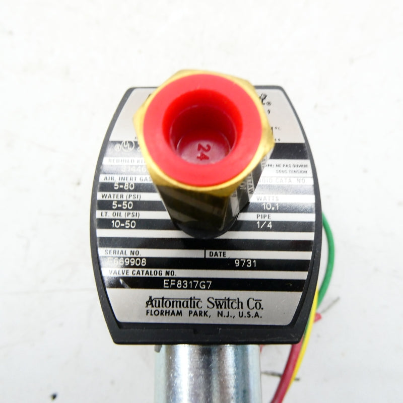 ASCO EF8317G7 110/120V 5-80PSI 1/4" NSMP