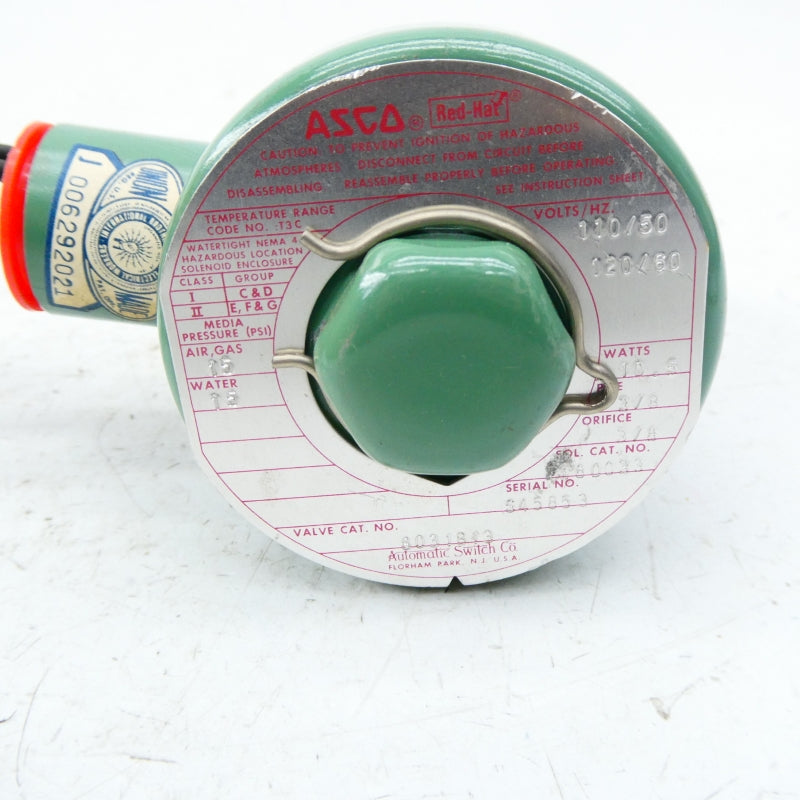 ASCO 8031B13 110/120V 15PSI 3/8" NSNP