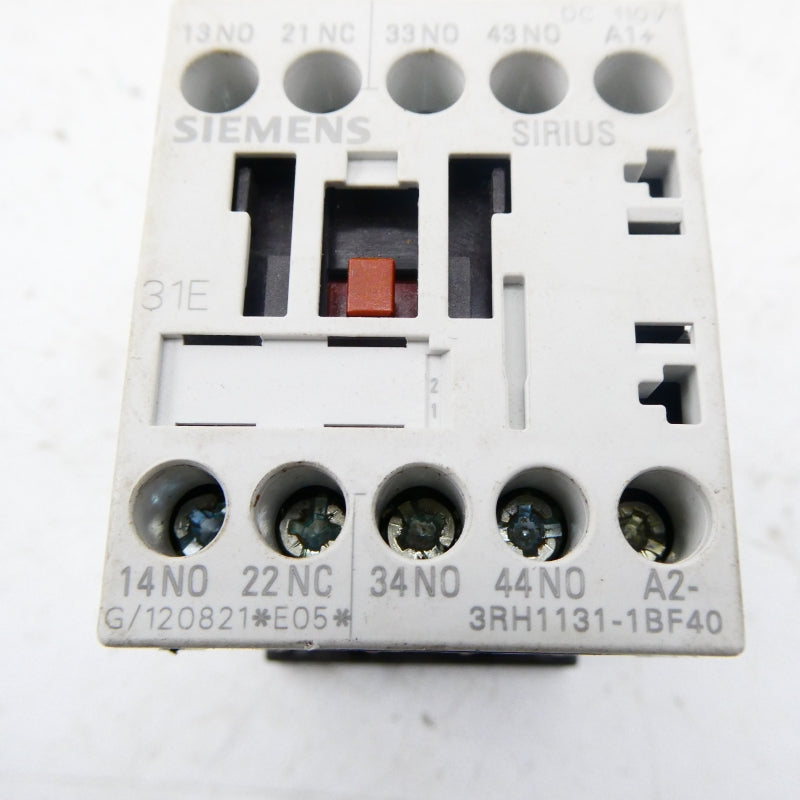SIEMENS 3RH1131-1BF40 110VDC NSNP