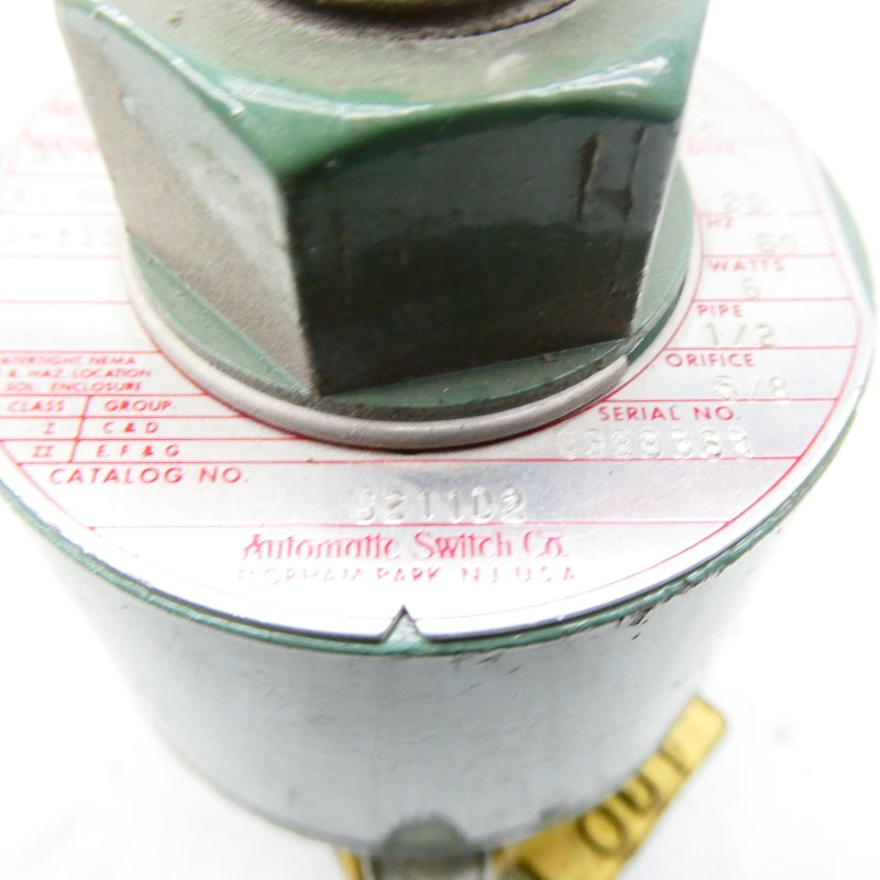 ASCO 8211D2 110/120V 5-200PSI 1/2" NSNP