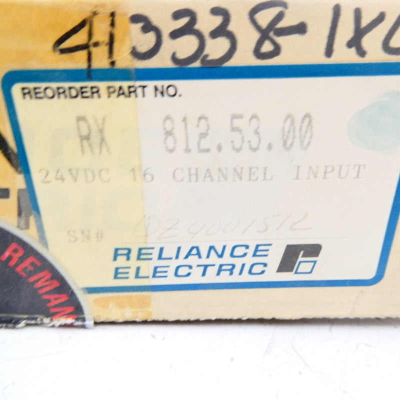RELIANCE ELECTRIC RX812.53.00 24VDC NSMP