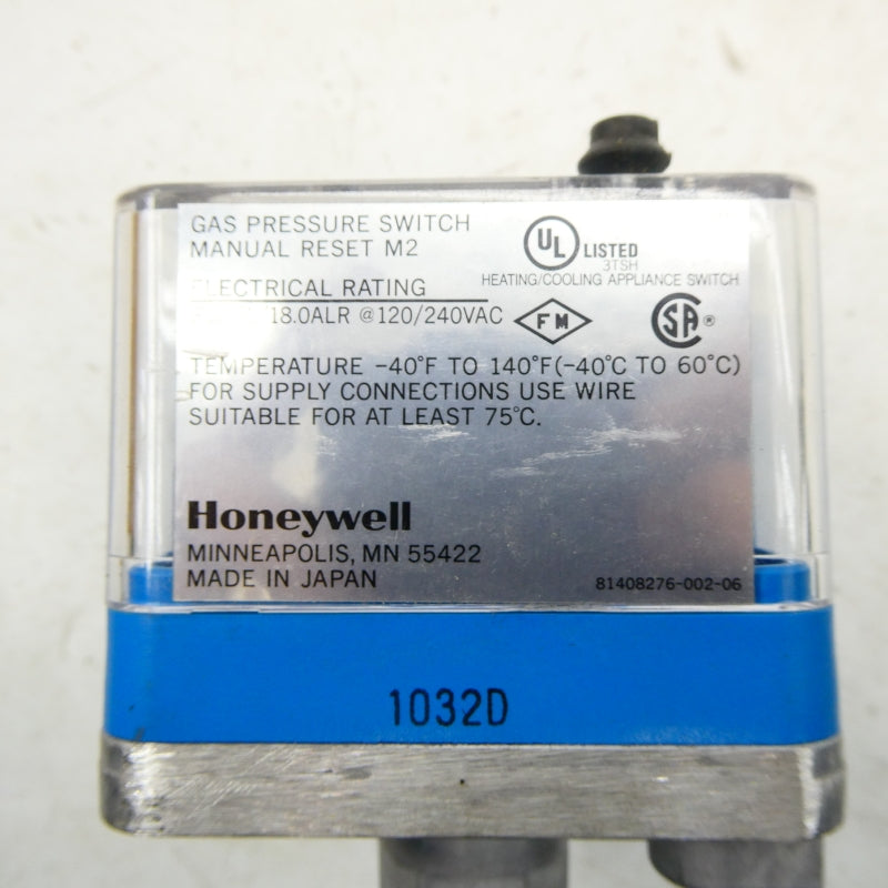 HONEYWELL C6097A1012 120/240VAC 5.0PSI 3-21INWC NSNP