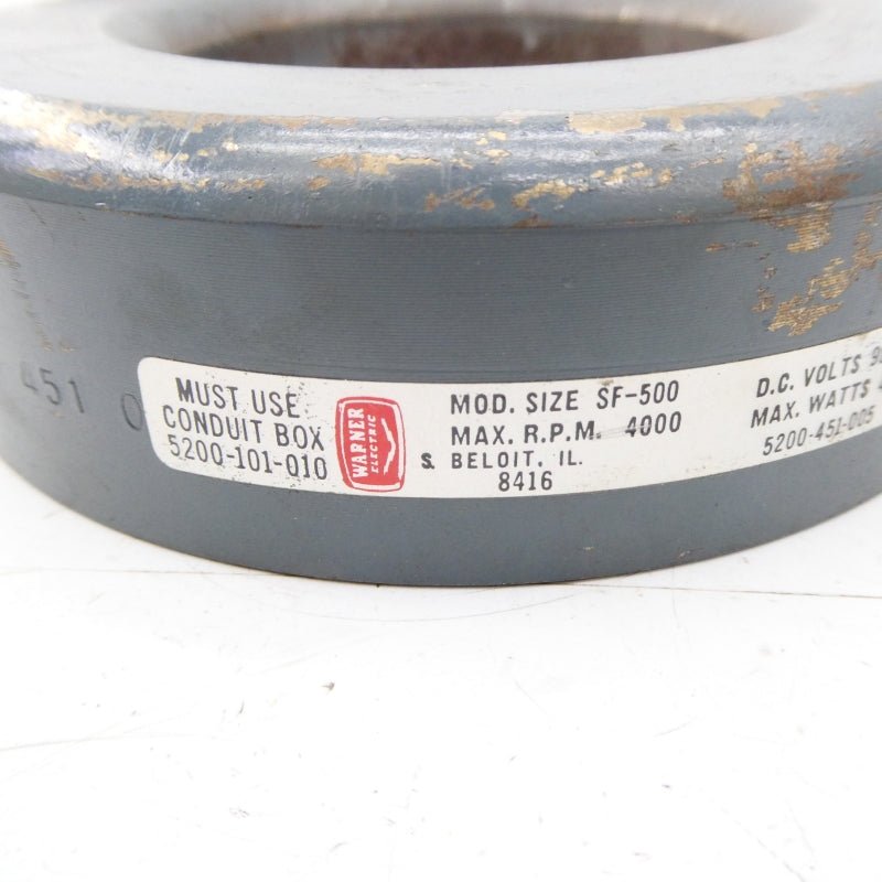 WARNER ELECTRIC 5200-451-005 SF-500 UNMP