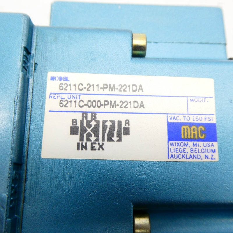 MAC 6211C-211-PM-221DA 24VDC 150PSI NSNP