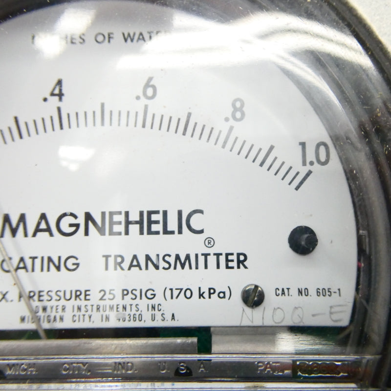 DWYER 605-1 25PSI 0-1.0 NSNP