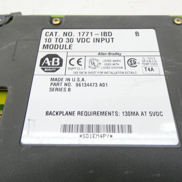 ALLEN BRADLEY 1771-IBD SER. B 10-30VDC NSNP