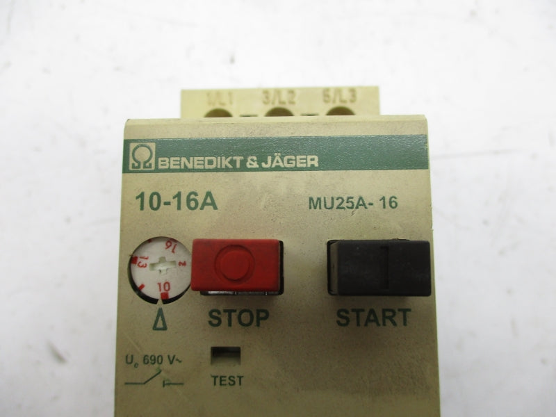 BENEDIKT & JAGER MU25A-16 10-16A NSNP