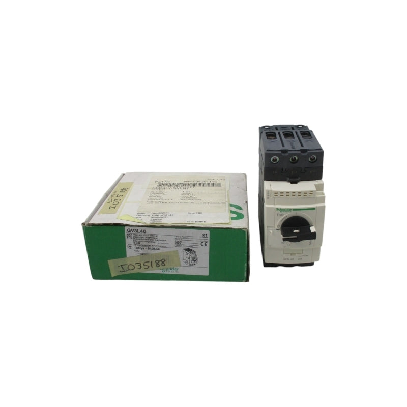 SCHNEIDER ELECTRIC GV3L40 40A NSMP