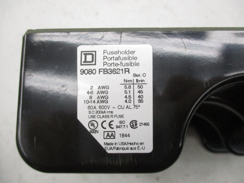 SQUARE D 9080FB3621R 600V 60A NSNP