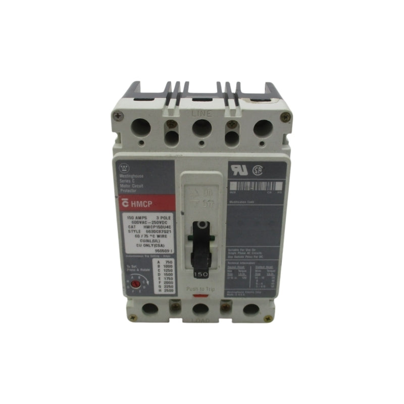 EATON HMCP150U4C SER. C 600VAC 150A NSNP