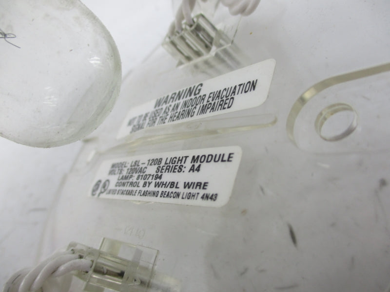 INDUSTRIAL SPARE PART LSL-120B SER. A4 120VAC (AS PICTURED) NSMP