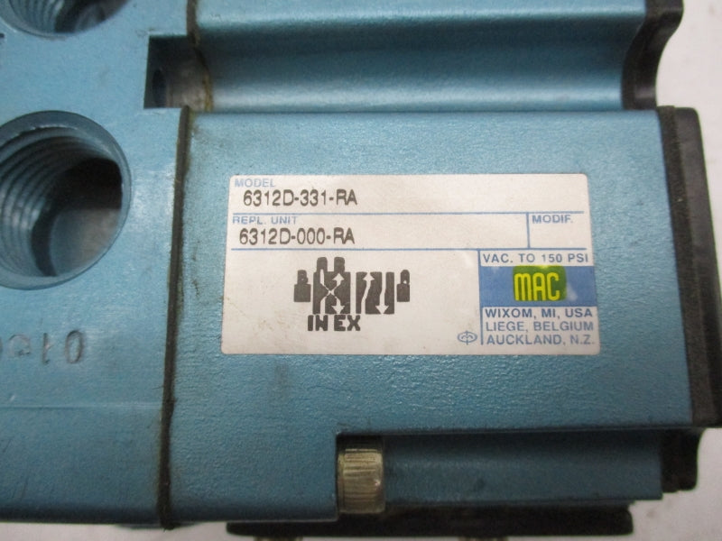 MAC 6312D-331-RA 150PSI NSNP