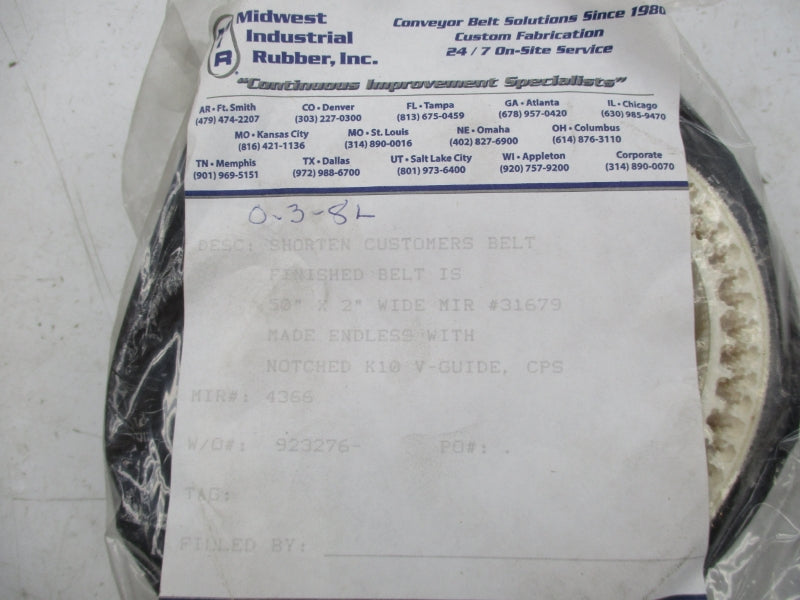 MIDWEST INDUSTRIAL RUBBER 31679 NSMP