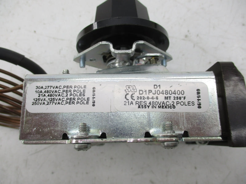 THERMOSTAT 202-0-4-6 D1PJ0480400 480VAC 10A NSNP