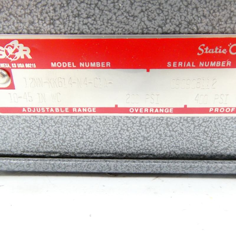 SOR 12NN-KK614-N4-C1A 10-45INWC NSNP