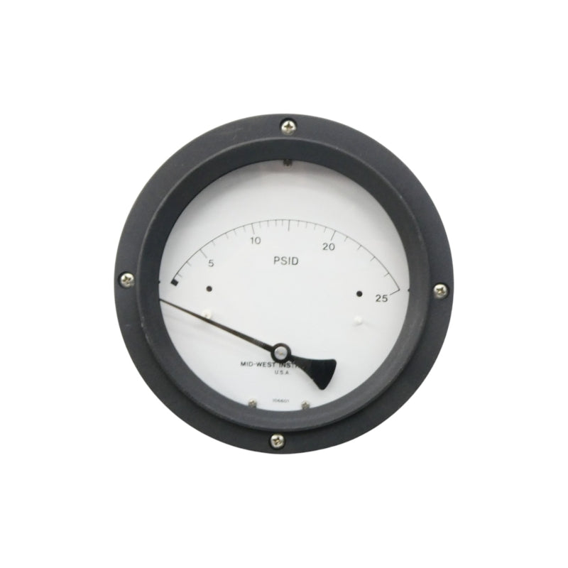 MID-WEST INSTRUMENTAL 106601 0-25PSI NSNP