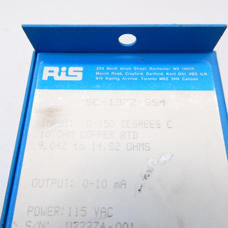 RIS SC-1372-SS4 115VAC NSNP