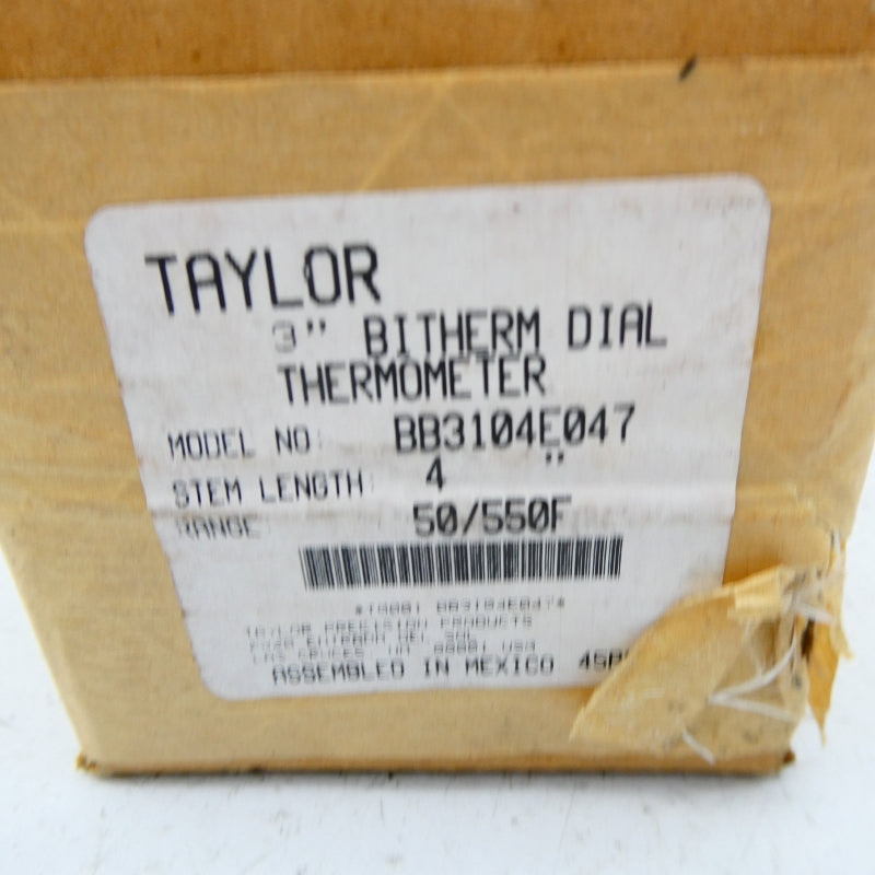 TAYLOR BB3104E047 50/550'F 4" NSMP