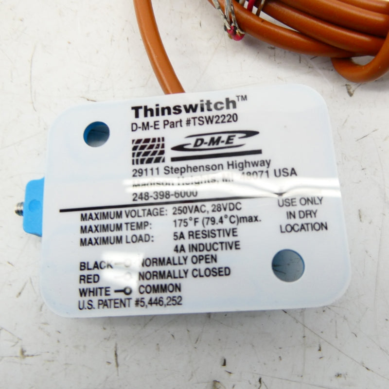 DME TSW2220 250VAC 5A NSMP