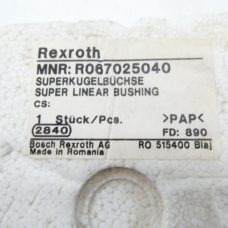 REXROTH R067025040 NSFS