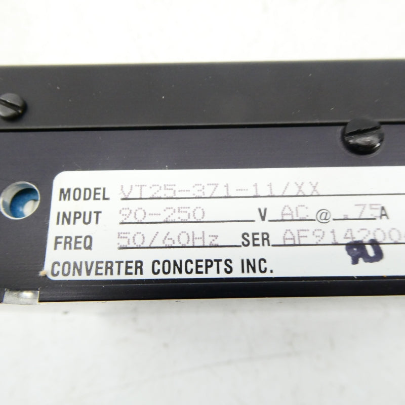 CONVERTER CONCEPTS VT25-371-11/XX 20-250VAC .75A NSNP