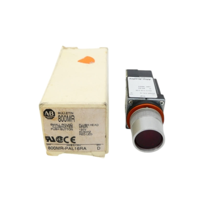 ALLEN BRADLEY 800MR-PAL16RA SER. D 110/120V (WH) NSMP