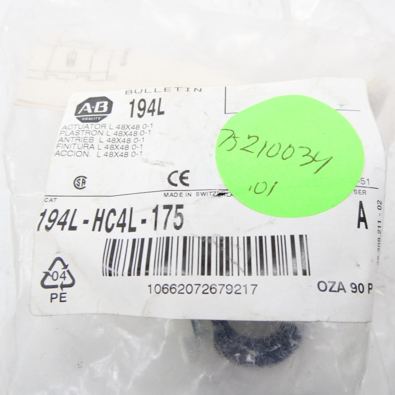 ALLEN BRADLEY 194L-HC4L-175 SER. A NSMP