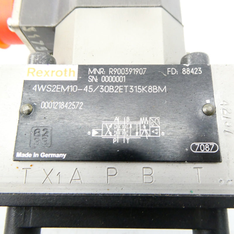 REXROTH 4WS2EM10-45/30B2ET315K8BM R900391907 NSNP