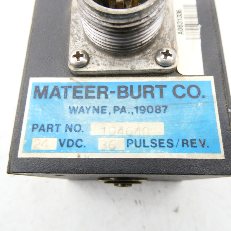 MATEER-BURT 104640 24VDC NSNP