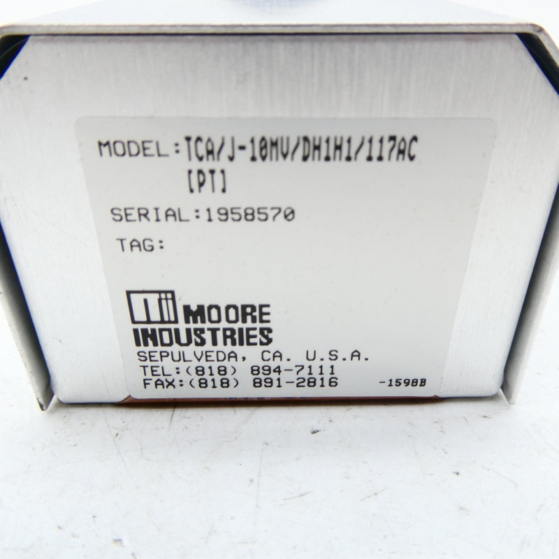 MOORE INDUSTRIES TCA/J-10MV/DH1H1/117AC NSNP