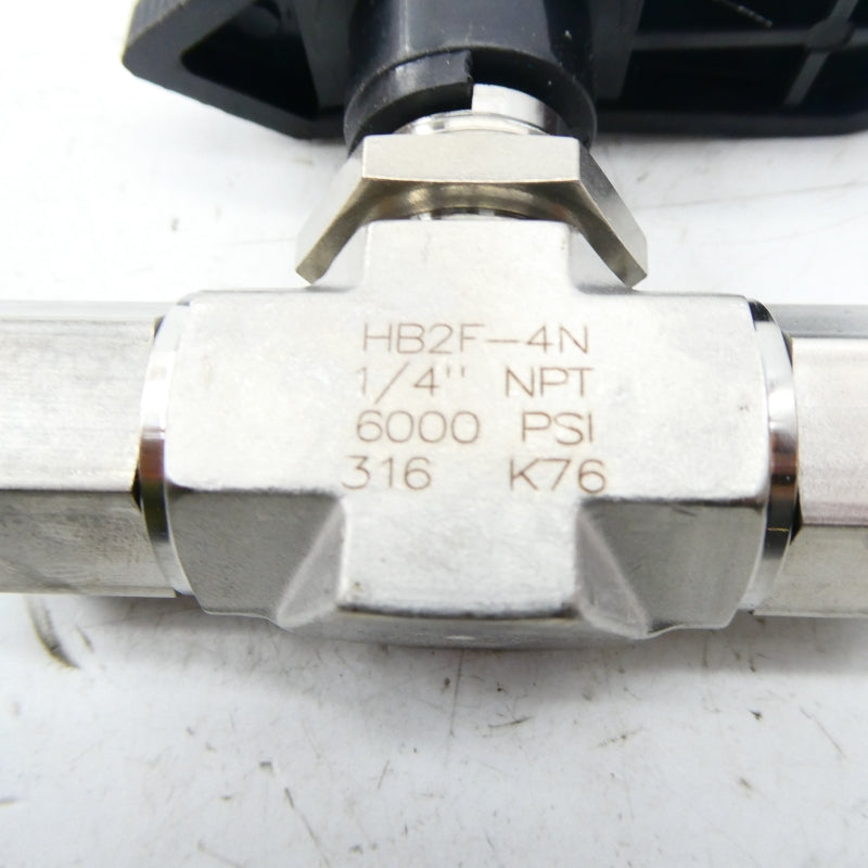 HY-LOK HB2F-4N 6000PSI 1/4" NSNP