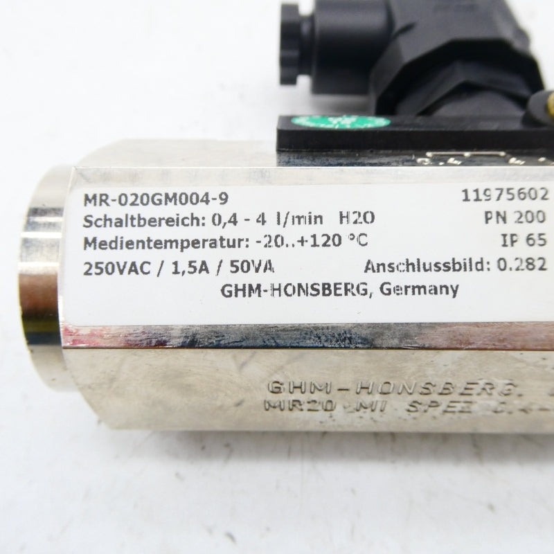 GHM HONSBERG MR-020GM004-9 250VAC 1.5A NSNP
