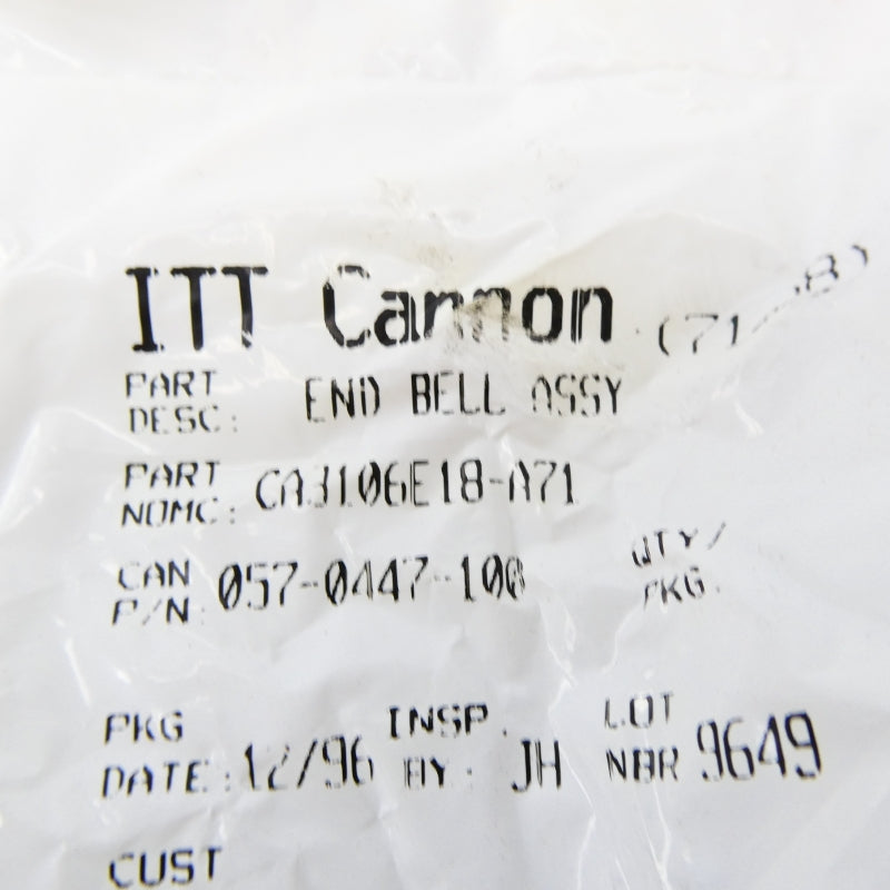 ITT CANNON CA3106E18-A71 NSMP