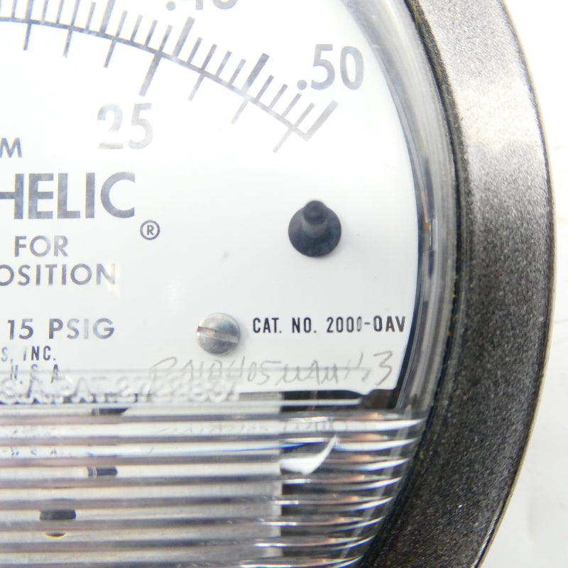 DWYER 2000-0AV 15PSI 0-.50 NSNP