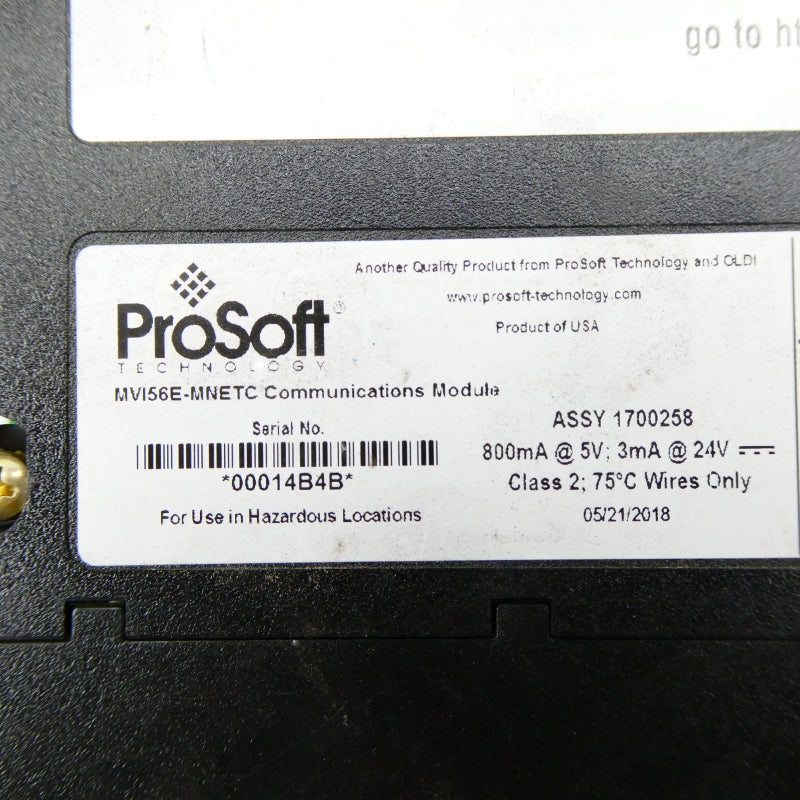 PROSOFT TECHNOLOGY MV156E-MNETC 24V NSNP