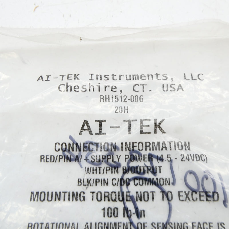 AI-TEK RH1512-006 4.5-24VDC NSMP