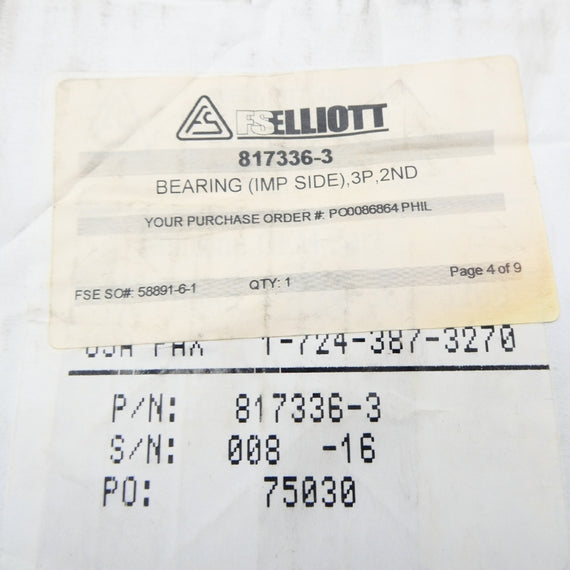 FS ELLIOTT 817336-3 NSFS