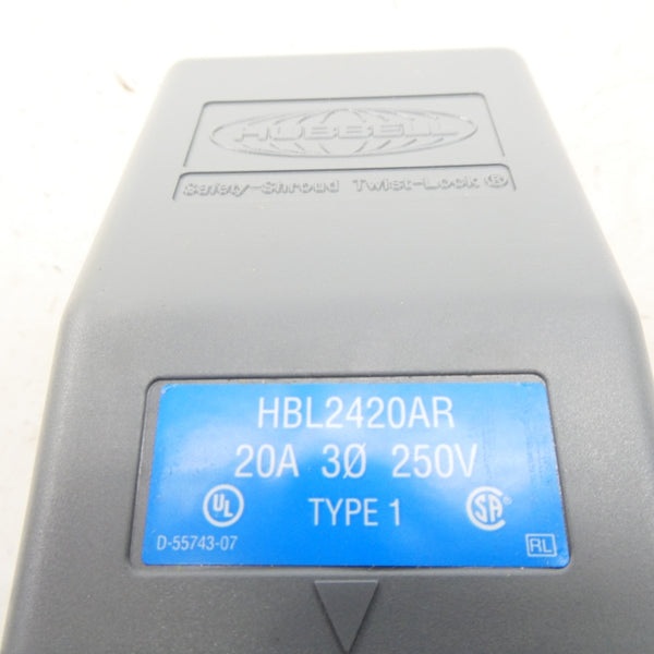 HUBBELL HBL2420AR 250V 20A NSMP