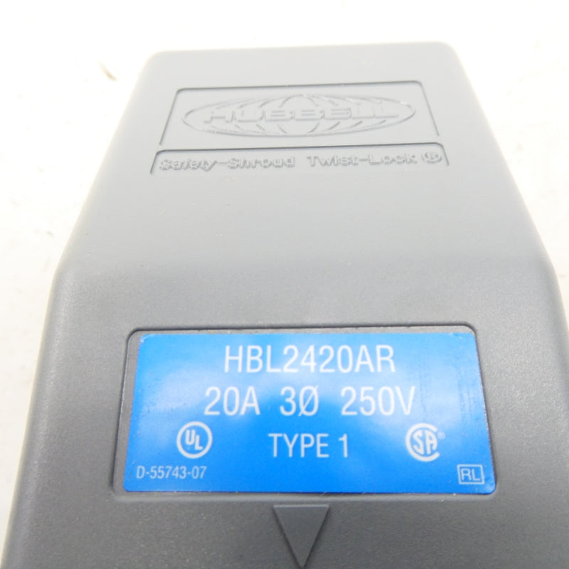 HUBBELL HBL2420AR 250V 20A NSMP