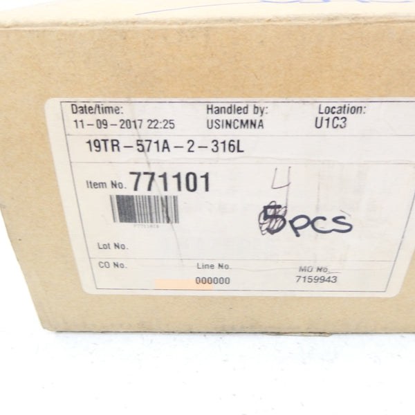 ALFA LAVAL 19TR-571A-2-316L 771101 (PKG OF 5) NSMP