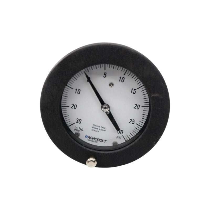 ASHCROFT 45-1377-A8-04B-30IMV&30# 30PSI 4-1/2" NSNP