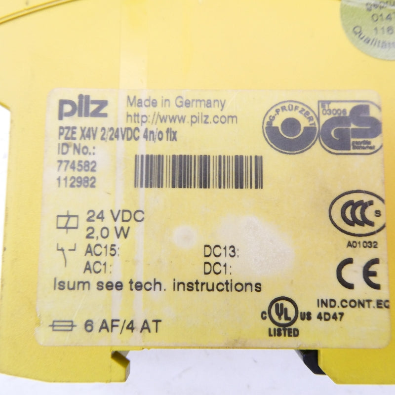 PILZ PZEX4V2/24VDC4N/OFIX 774582 24VDC NSNP