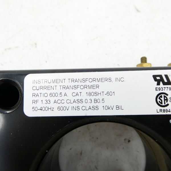 INSTRUMENT TRANSFORMERS 180SHT-601 600V NSNP