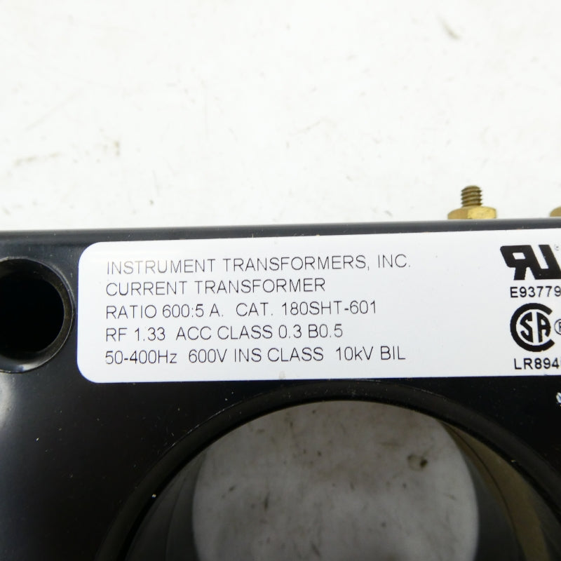 INSTRUMENT TRANSFORMERS 180SHT-601 600V NSNP