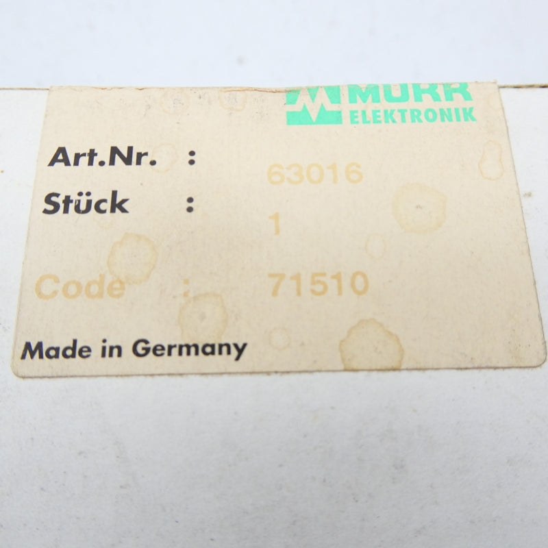 MURR ELEKTRONIK 63016 250V 2A NSFS