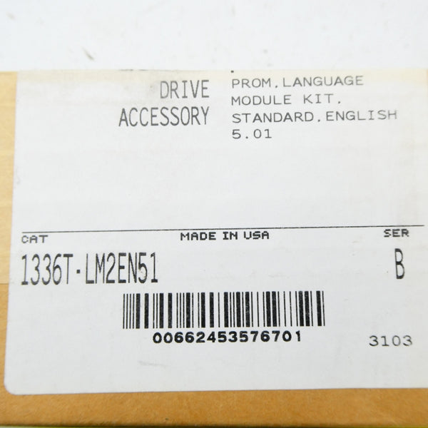 ALLEN BRADLEY 1336T-LM2EN51 SER. B F/W 5.01 NSFS